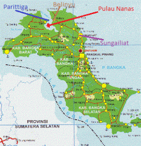 Peta Pulau Bangka